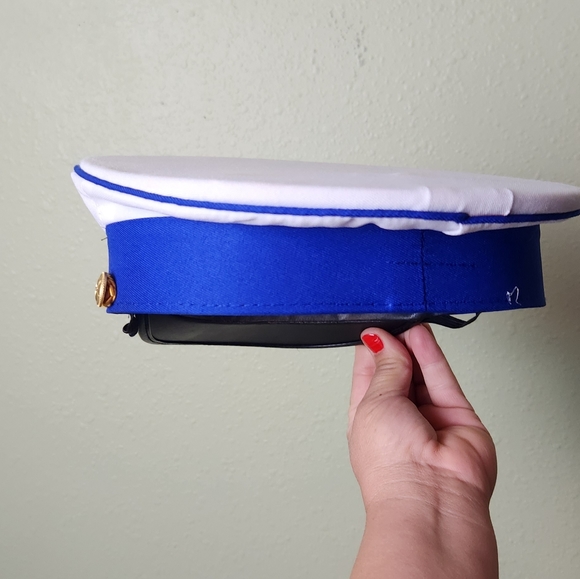 Cruise Ship Captain 2pc Costume Size Small - Picture 9 of 10
